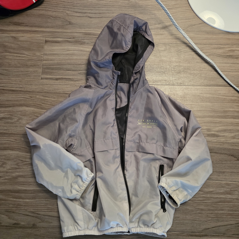 Zara Kids Light Gray Raincoat